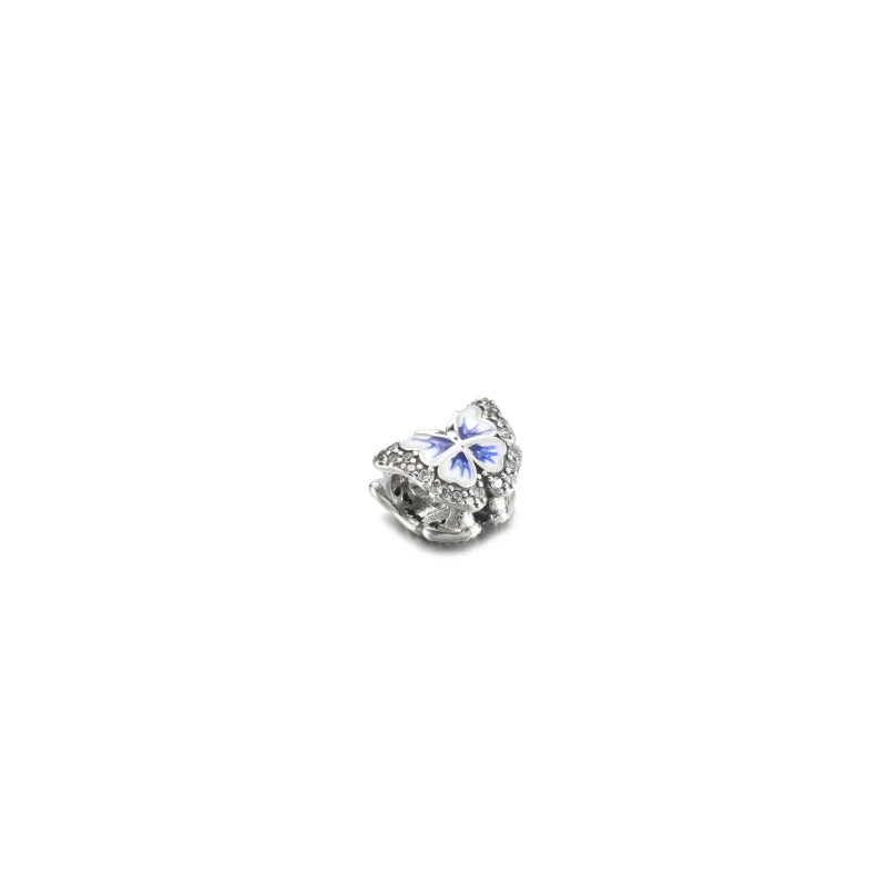 (Bild für) PANDORA Blauer funkelnder Schmetterlingsanhänger - 790761C01 - Ansicht 4