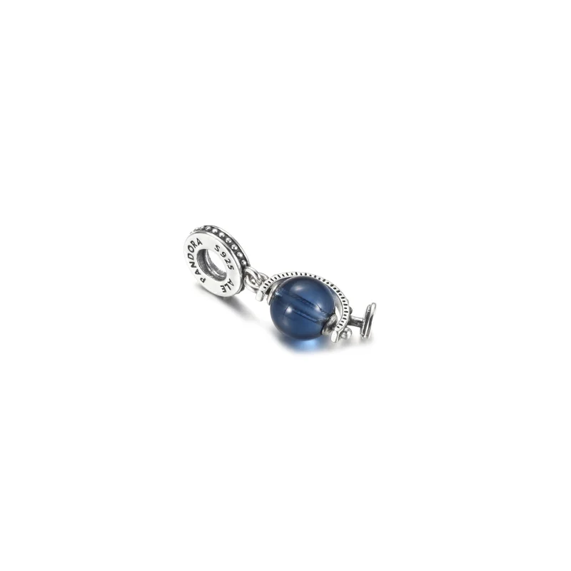 (Bild für) PANDORA Blauer Globus-Anhänger - 799430C01 - Ansicht 3