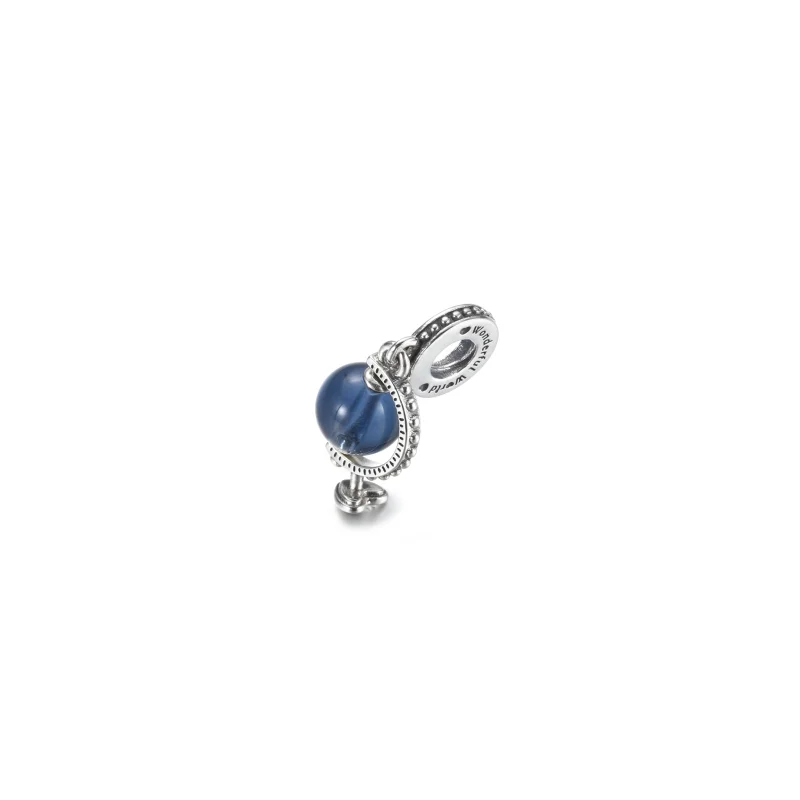 (Bild für) PANDORA Blauer Globus-Anhänger - 799430C01 - Ansicht 4