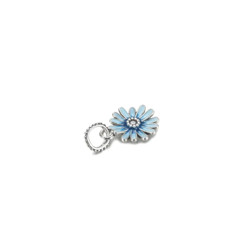(Bild für) PANDORA Blauer Gänseblümchen-Anhänger - P-D-3458 - Ansicht 3