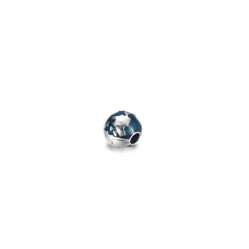 (Bild für) PANDORA Blue Globe Clip-Charm - 799429C01 - Ansicht 3