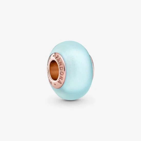 (Bild für) PANDORA Charm aus mattblauem Muranoglas - 789420C00