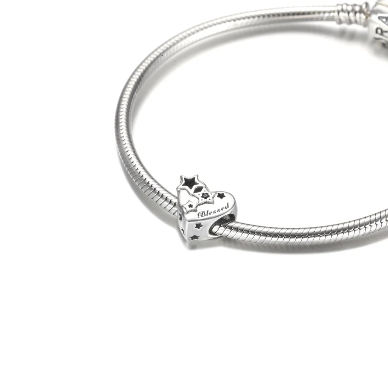 (Bild für) PANDORA Charm „Dankbares Herz und Sterne“. - 799527C01 - Ansicht 5
