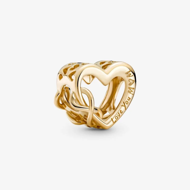 (Bild für) PANDORA-Charm „Liebe dich Mama, Unendlichkeitsherz“. - 759515C00