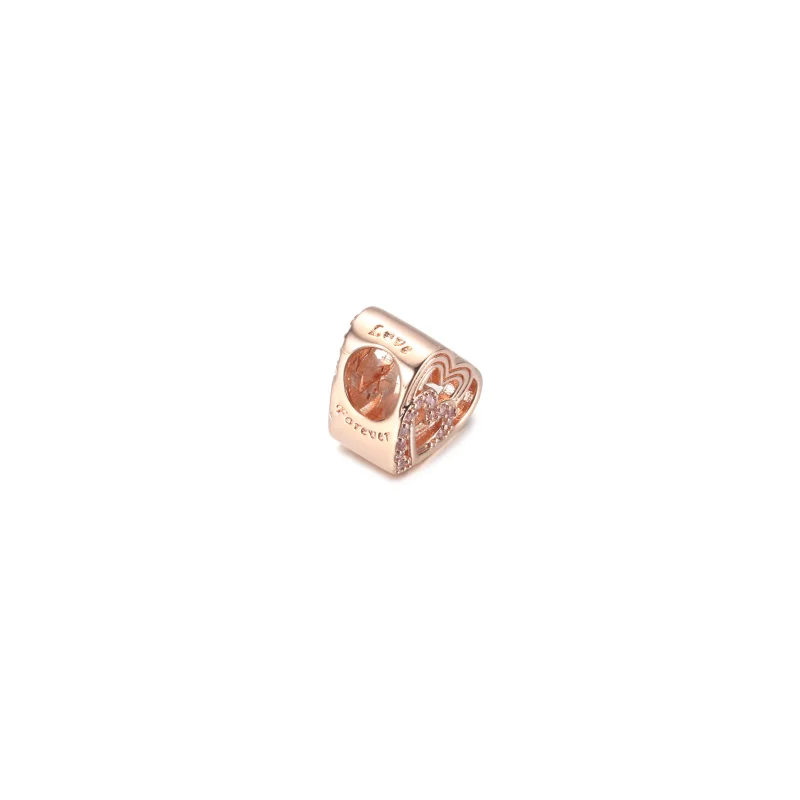 (Bild für) PANDORA Charm mit verschlungenen Liebesherzen - 789529C01 - Ansicht 3