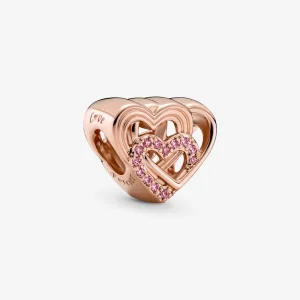 (Bild für) PANDORA Charm mit verschlungenen Liebesherzen - 789529C01