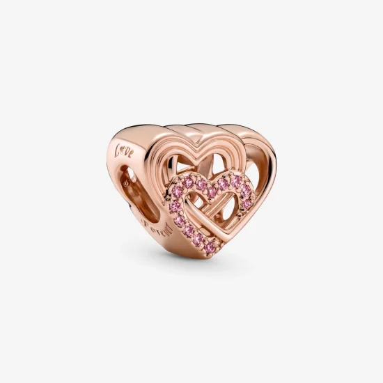 (Bild für) PANDORA Charm mit verschlungenen Liebesherzen - 789529C01