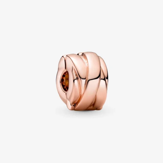 (Bild für) PANDORA Clip-Charm mit polierten Bändern - 789502C00