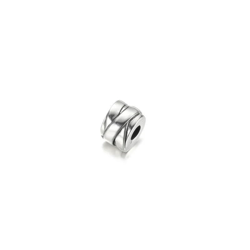 (Bild für) PANDORA Clip-Charm mit polierten Bändern - 799502C00 - Ansicht 2