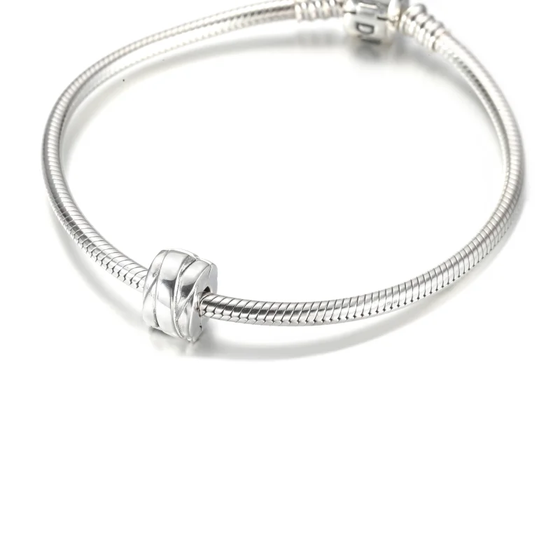 (Bild für) PANDORA Clip-Charm mit polierten Bändern - 799502C00 - Ansicht 6