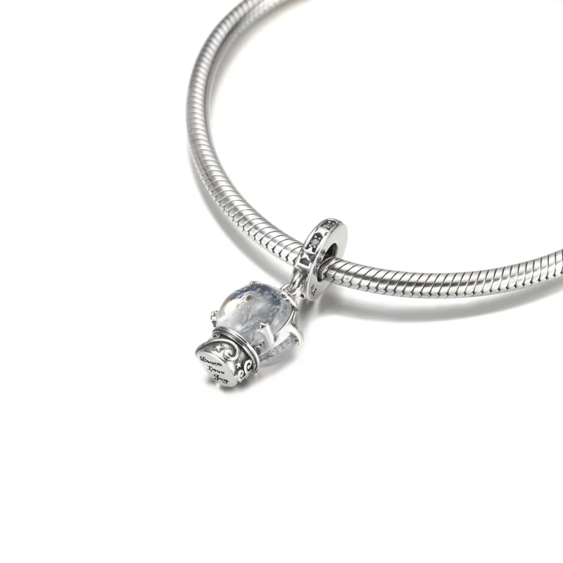 (Bild für) PANDORA Disney „Die Schöne und das Biest“ verzauberter Rosen-Anhänger - 790024C0 - Ansicht 5