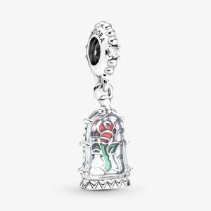 (Bild für) PANDORA Disney „Die Schöne und das Biest“ verzauberter Rosen-Anhänger - 790024C01