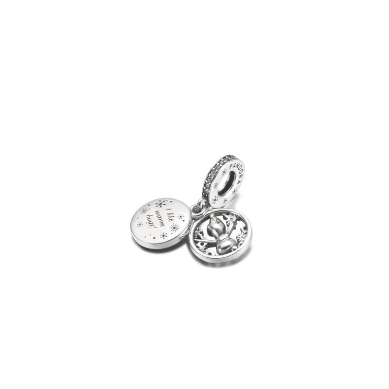 (Bild für) PANDORA Disney Frozen Snow Olaf Doppel-Anhänger-Charm - 799638C01 - Ansicht 3
