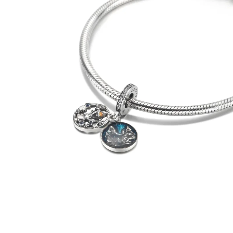 (Bild für) PANDORA Disney Frozen Snow Olaf Doppel-Anhänger-Charm - 799638C01 - Ansicht 5