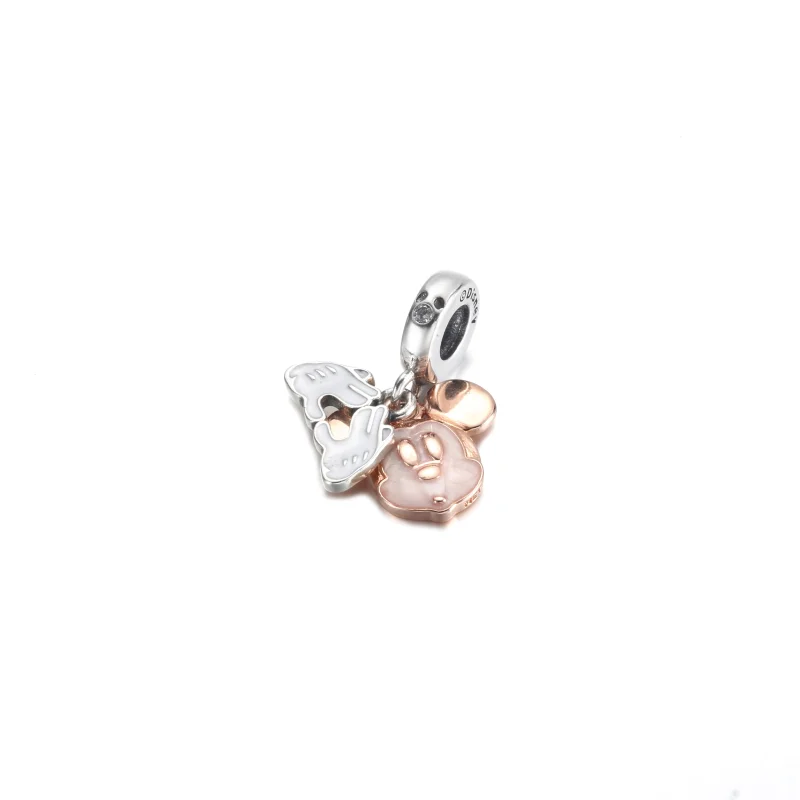 (Bild für) PANDORA Disney Mickey Mouse Doppel-Anhänger-Charm - 780112C01 - Ansicht 2