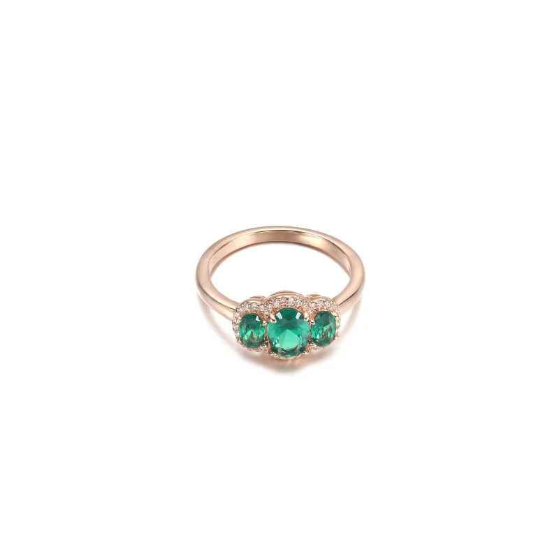 (Bild für) PANDORA Drei-Stein-Vintage-Ring - 180057C01 - Ansicht 3