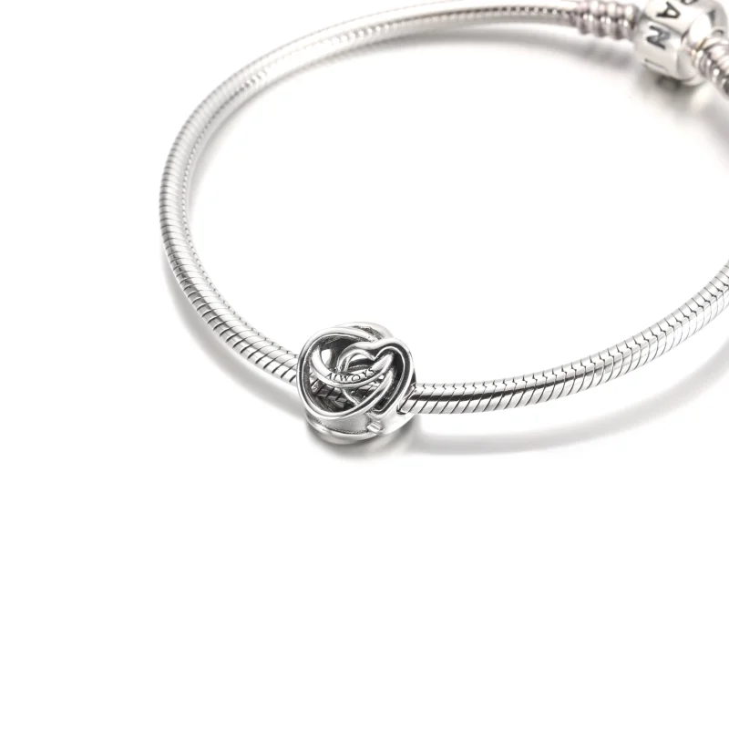 (Bild für) PANDORA Family Always Encircled Heart Charm - 791507C00 - Ansicht 5