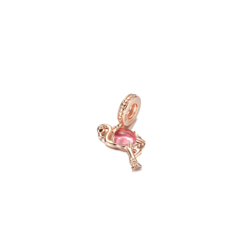 (Bild für) PANDORA Flamingo-Anhänger aus rosafarbenem Muranoglas - 789431C01 - Ansicht 2