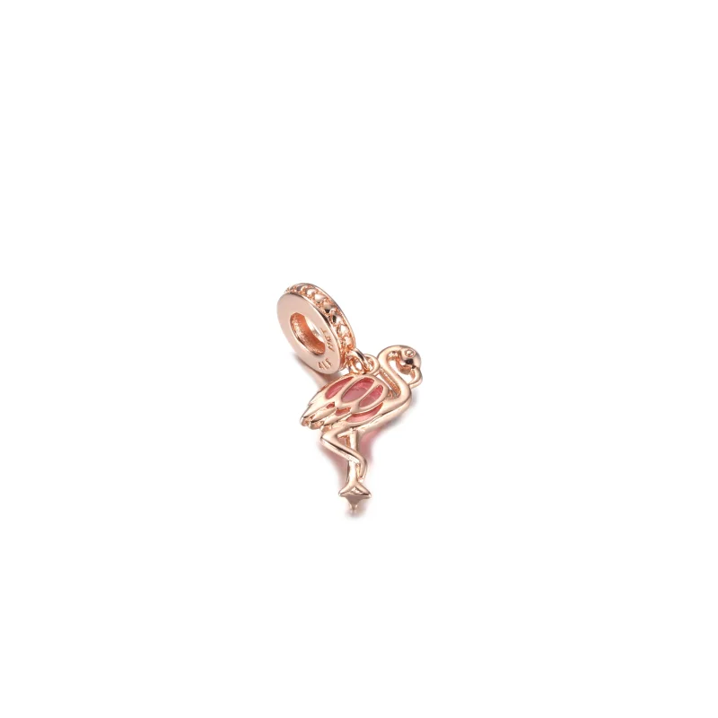 (Bild für) PANDORA Flamingo-Anhänger aus rosafarbenem Muranoglas - 789431C01 - Ansicht 3