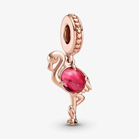 (Bild für) PANDORA Flamingo-Anhänger aus rosafarbenem Muranoglas - 789431C01