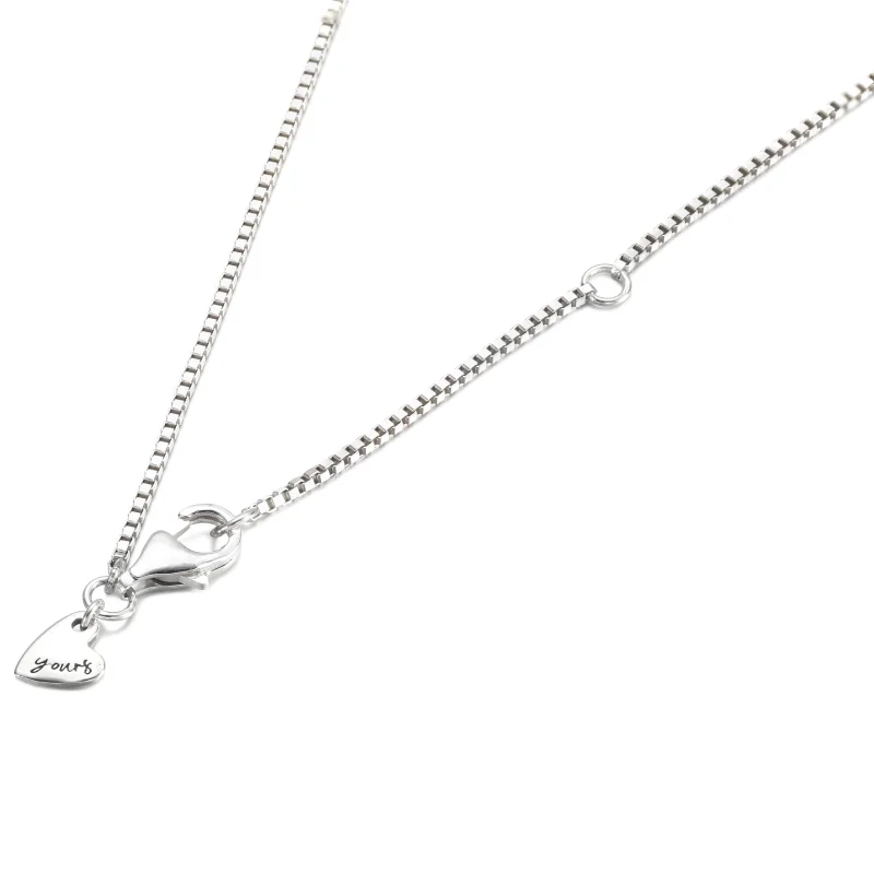 (Bild für) PANDORA Funkelnde Freehand-Herz-Halskette - 380089C01 - Ansicht 4
