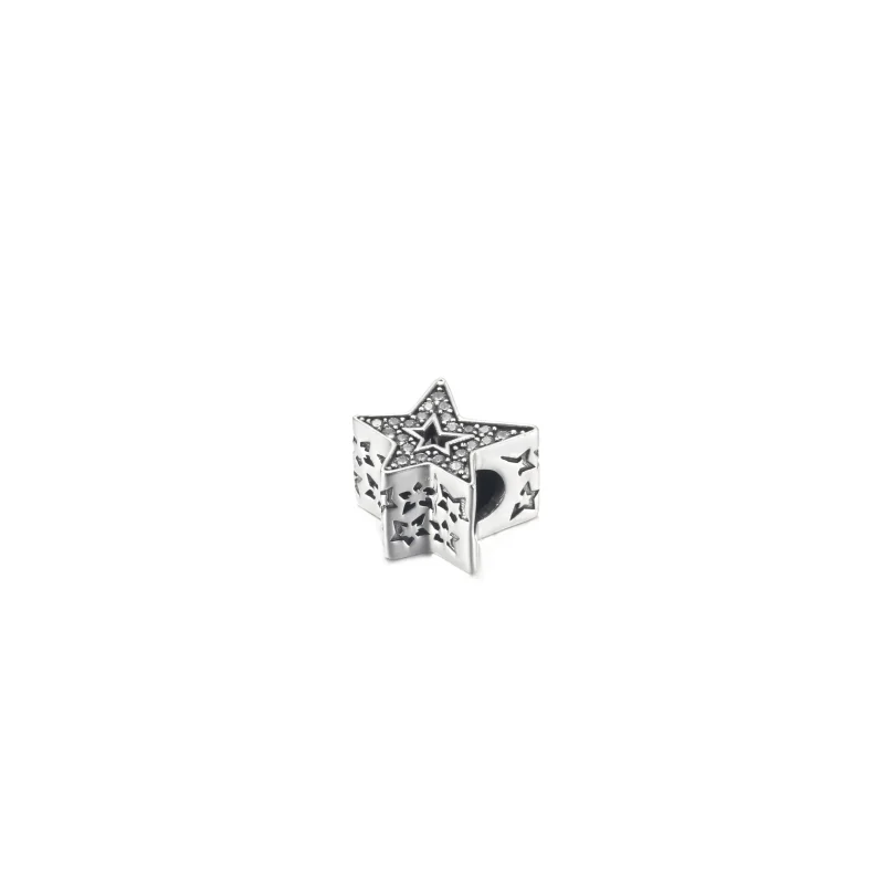 (Bild für) PANDORA Funkelnder asymmetrischer Stern-Charm - 790016C01 - Ansicht 2