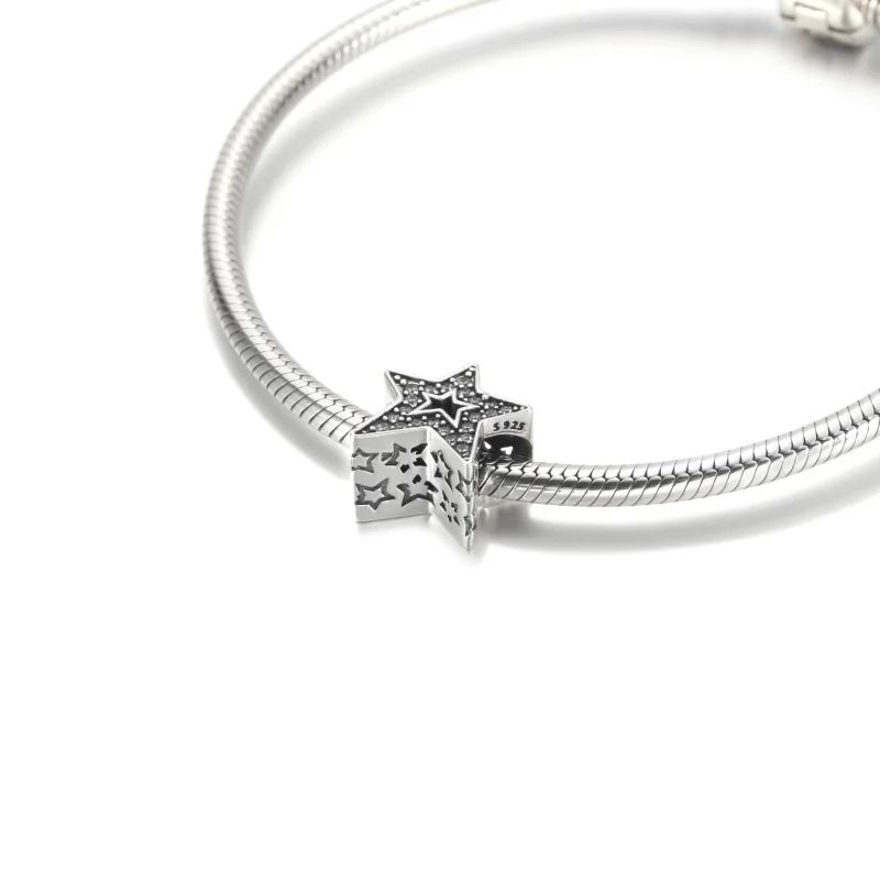 (Bild für) PANDORA Funkelnder asymmetrischer Stern-Charm - 790016C01 - Ansicht 5