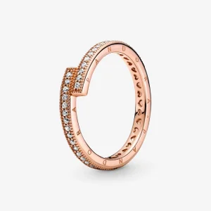 (Bild für) PANDORA Funkelnder überlappender Ring - 189491C01