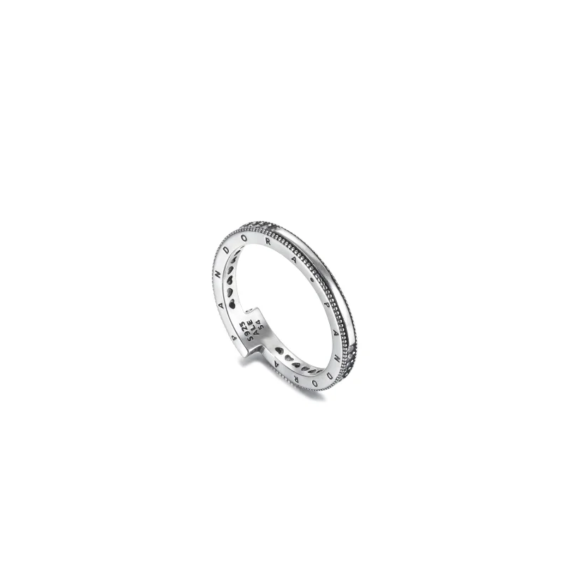 (Bild für) PANDORA Funkelnder überlappender Ring - 199491C01 - Ansicht 5