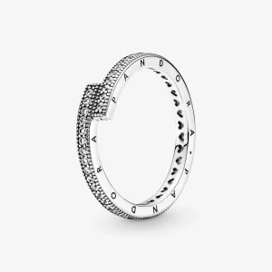 (Bild für) PANDORA Funkelnder überlappender Ring - 199491C01