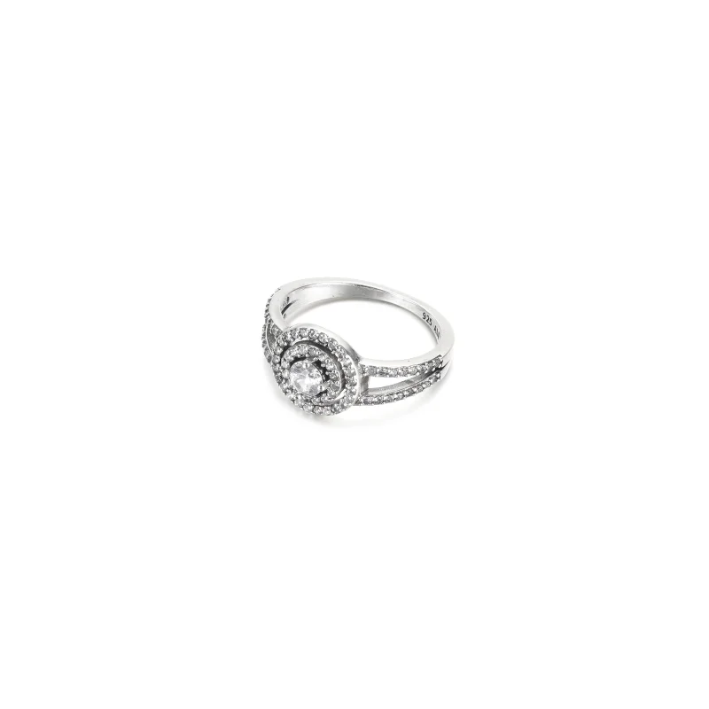 (Bild für) PANDORA Funkelnder Doppel-Halo-Ring - 199408C01 - Ansicht 2