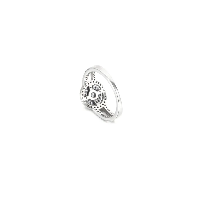 (Bild für) PANDORA Funkelnder Doppel-Halo-Ring - 199408C01 - Ansicht 3