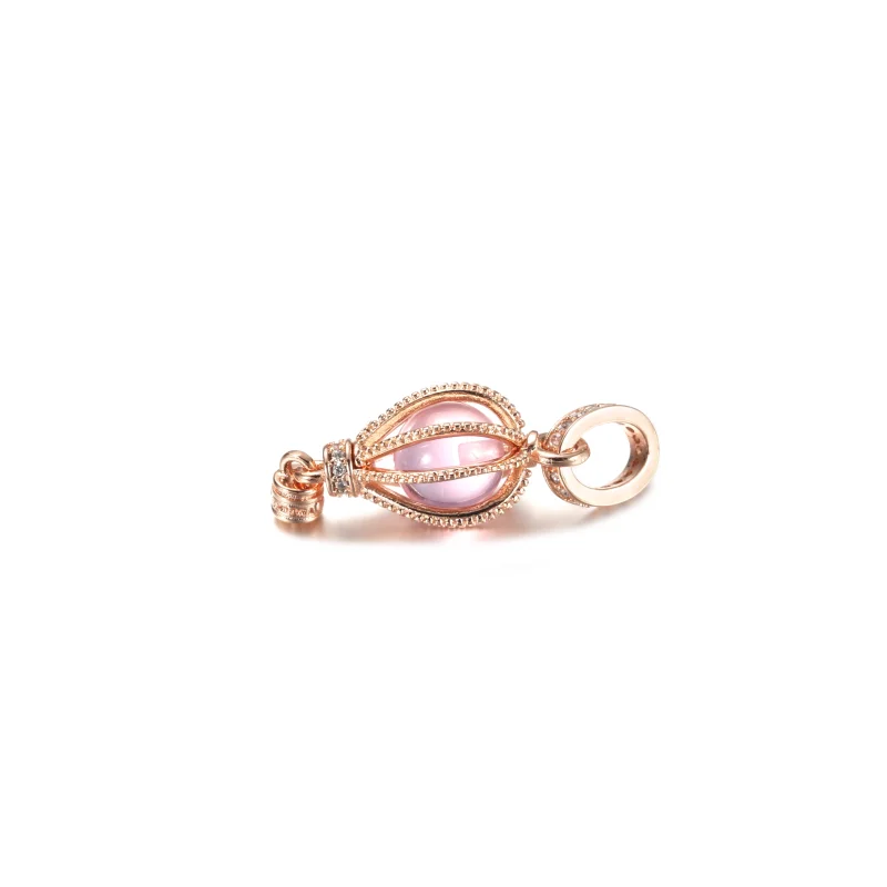 (Bild für) PANDORA funkelnder rosa Heißluftballon-Anhänger - 789434C01 - Ansicht 4
