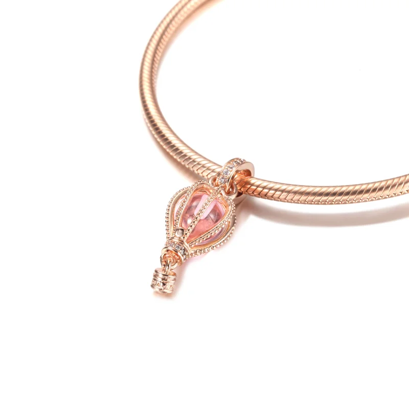 (Bild für) PANDORA funkelnder rosa Heißluftballon-Anhänger - 789434C01 - Ansicht 5