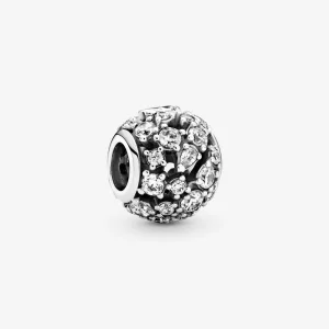 (Bild für) PANDORA Funkelnder runder durchbrochener Charm - 799225C01