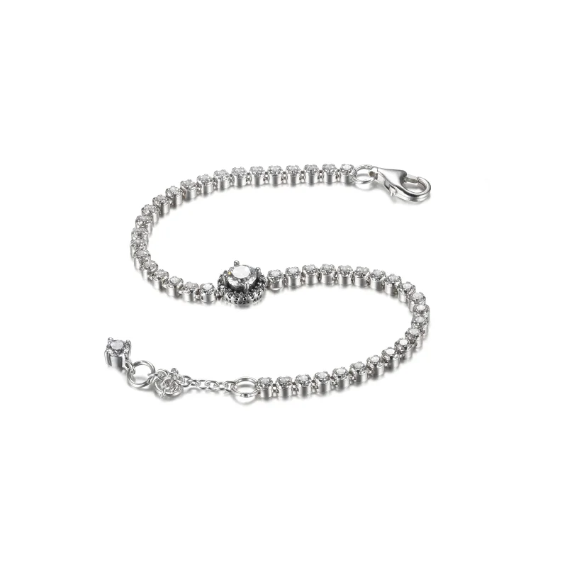 (Bild für) PANDORA Funkelndes Halo-Tennisarmband - 599416C01 - Ansicht 3