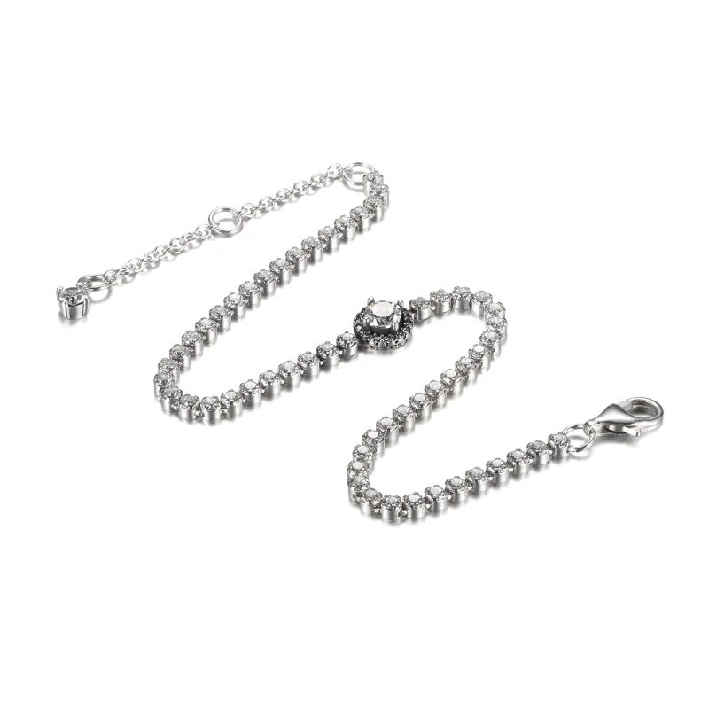 (Bild für) PANDORA Funkelndes Halo-Tennisarmband - 599416C01 - Ansicht 5