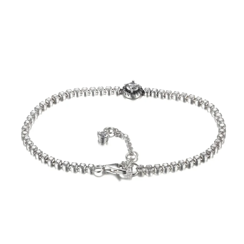 (Bild für) PANDORA Funkelndes Halo-Tennisarmband - 599416C01 - Ansicht 6