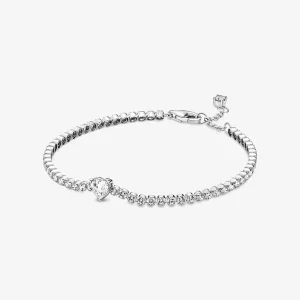 (Bild für) PANDORA Funkelndes Herz-Tennis-Armband - 590041C01