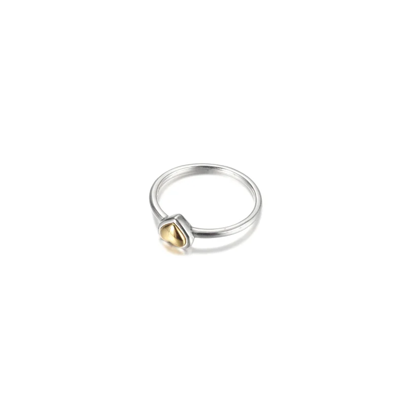 (Bild für) PANDORA gewölbter goldener Herzring - 199396C00 - Ansicht 5