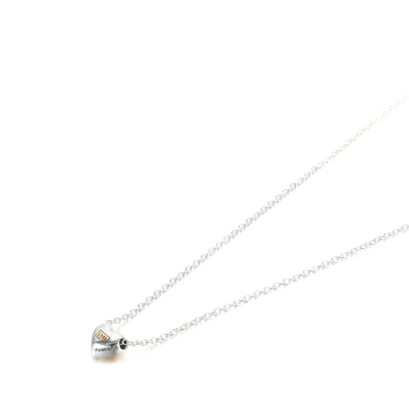 (Bild für) Pandora Gewölbtes Goldenes Herz Halskette - 399399C00 - Ansicht 3