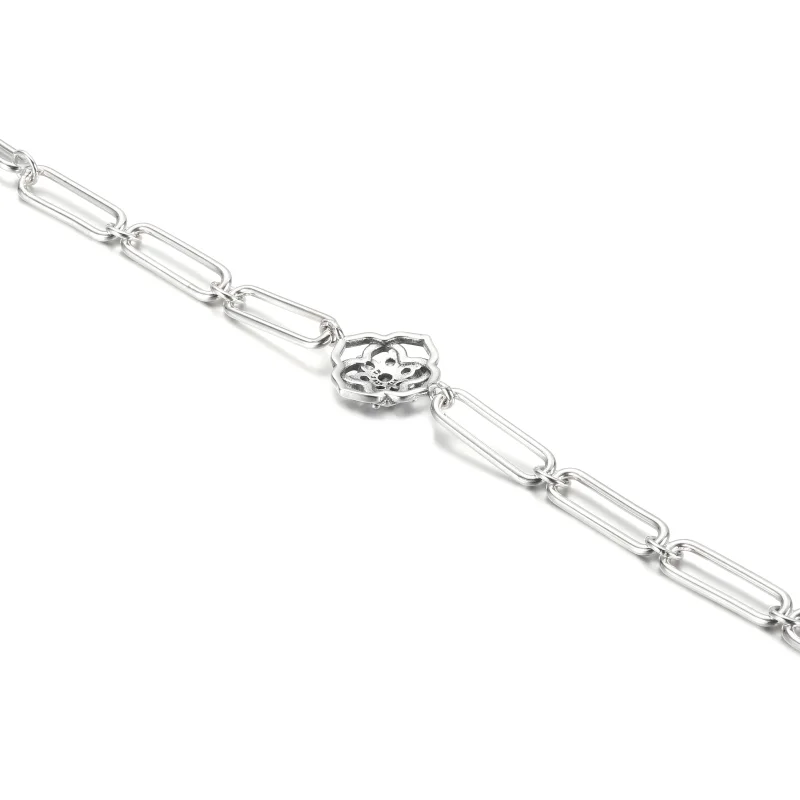 (Bild für) PANDORA-Gliederarmband mit Rosenblättern - 599409C01 - Ansicht 4