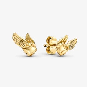 (Bild für) Pandora Harry Potter Goldener Schnatz Ohrringe - 260025C00
