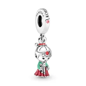 (Bild für) PANDORA Koreanischer Puppen-Hanbok-Anhänger - 799499C01