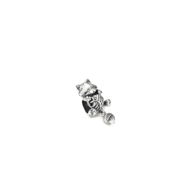 (Bild für) PANDORA Kätzchen & Garnknäuel Charm - 799535C00 - Ansicht 2