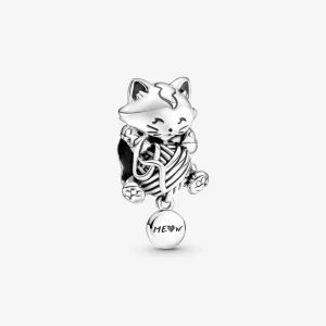 (Bild für) PANDORA Kätzchen & Garnknäuel Charm - 799535C00