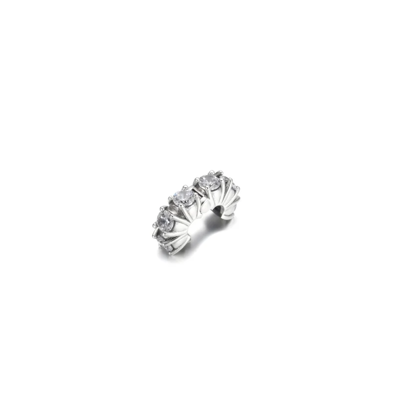 (Bild für) PANDORA langer glitzernder Clip-Charm mit Zinken - 790046C01 - Ansicht 4