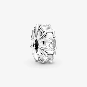 (Bild für) PANDORA langer glitzernder Clip-Charm mit Zinken - 790046C01
