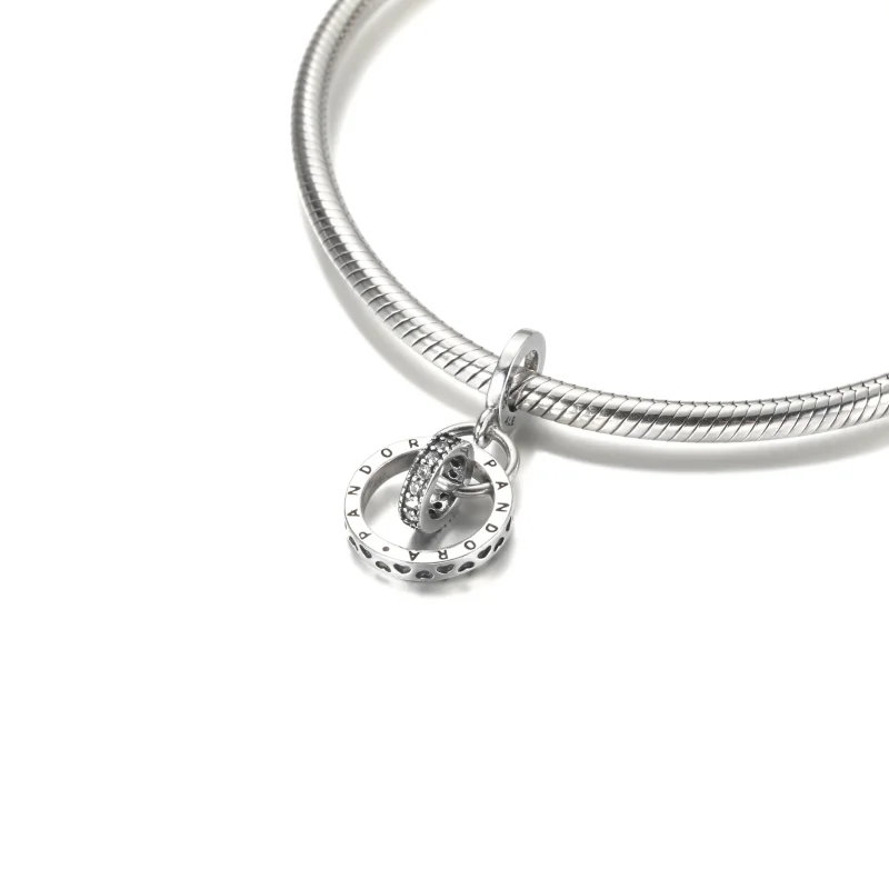 (Bild für) Pandora Logo-Kreise-Anhänger - 799490C01 - Ansicht 5