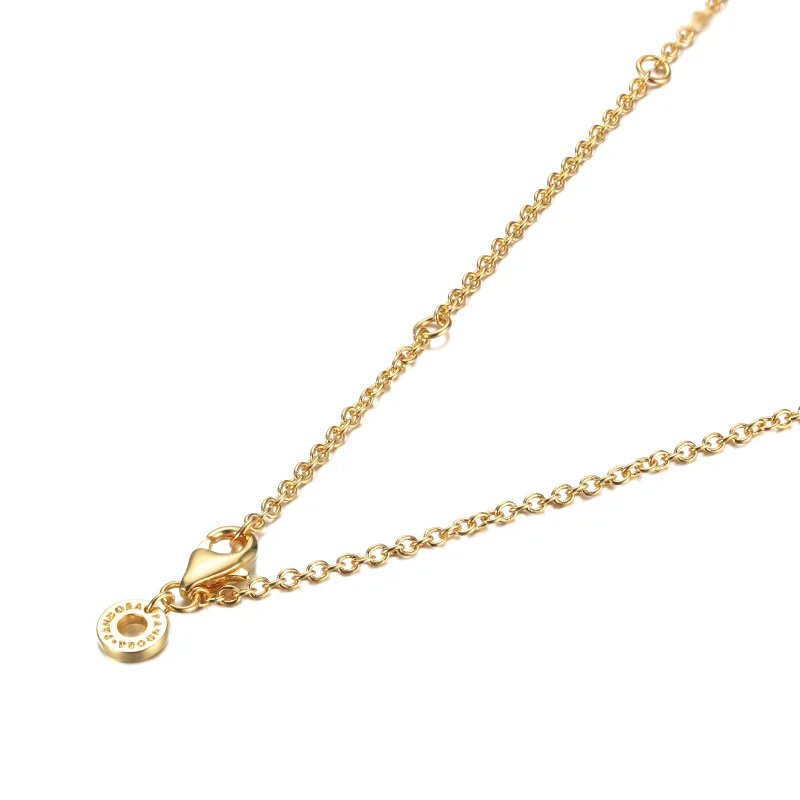 (Bild für) Pandora Logo Pavé Kreis Collier - 367436C01 - Ansicht 4